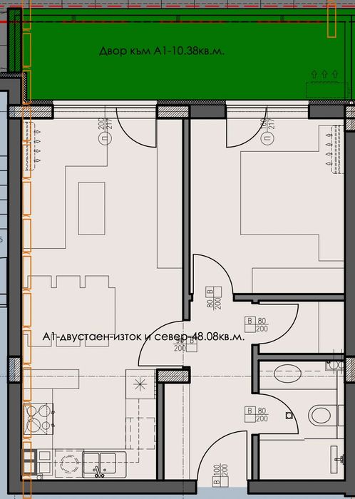 Продава се Двустаен апартамент в София, Студентски град - 67 кв.м за 1178 €/кв.м - Снимка #2