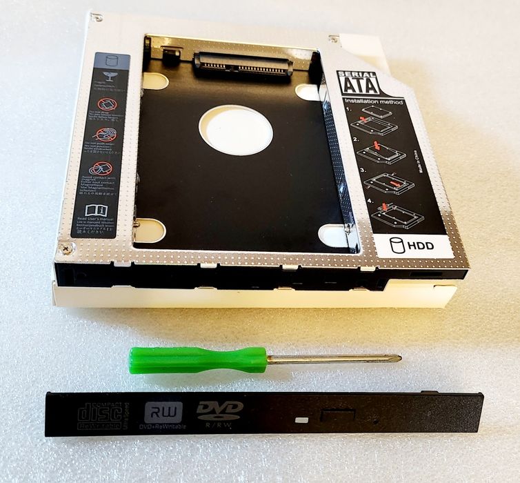 Adaptor Caddy pentru unitate optica laptop 12.7 mm