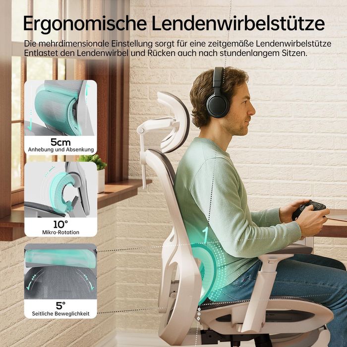 Scaun birou ergonomic HBADA E2 Pro cu Footrest Nou