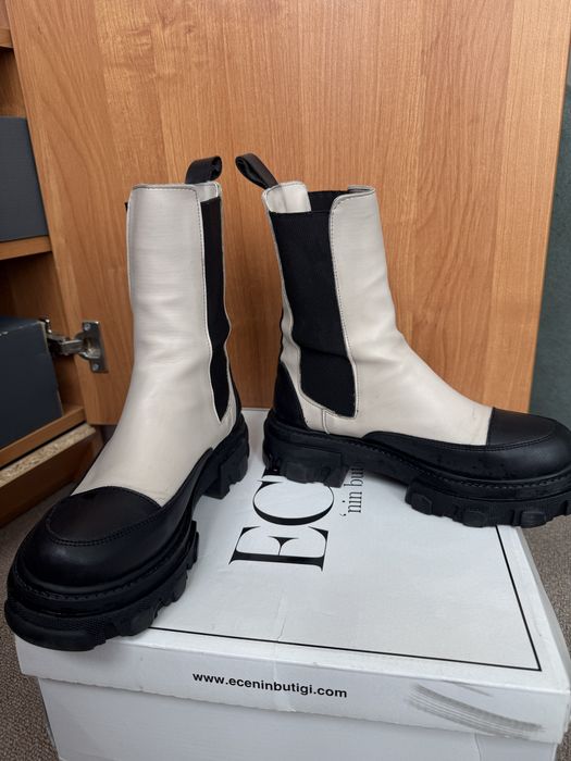 Кожаные ботинки весна/осень