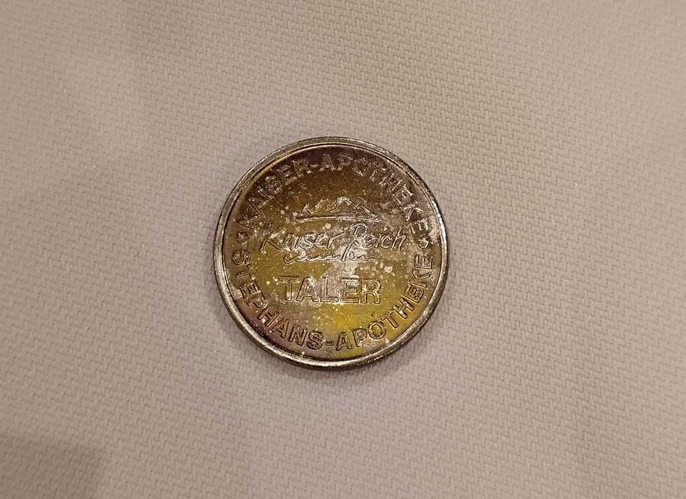 стар месингов аптечен жетон - аптека -Германия