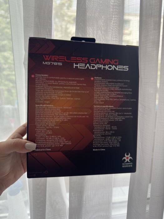 Casti Gaming Wireless Myria MG7815 – ca noi