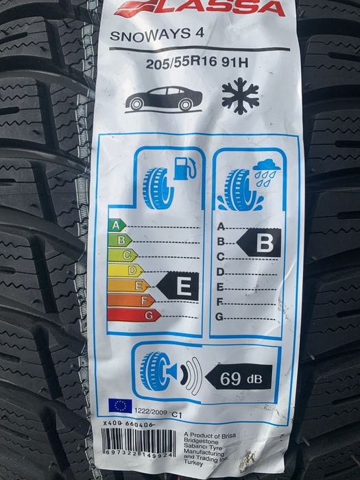 Нови зимни гуми LASSA Snoways 4 205/55R16 91H TL НОВ DOT