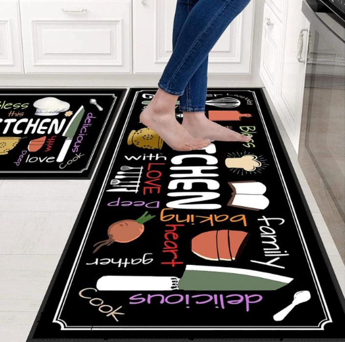 Комплект водоустойчиви постелки за кухня Килим за кухня