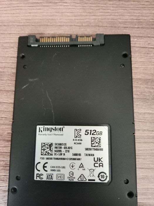 Продам ссд диск 512 гб ssd