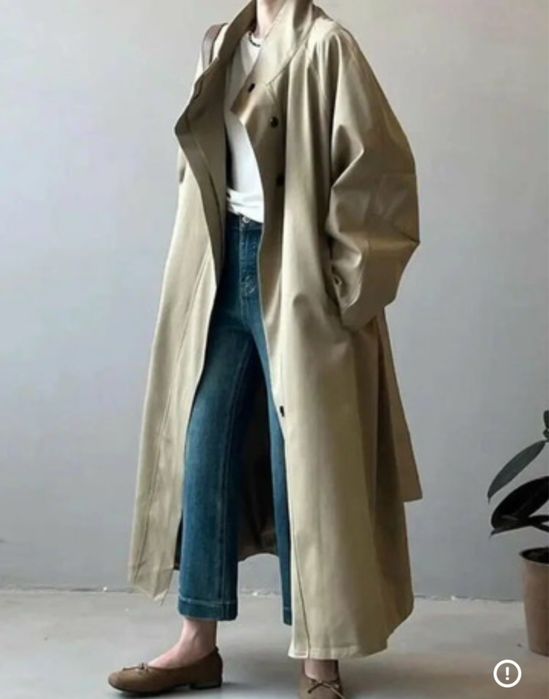 Тренч оверсайз длинные короткие