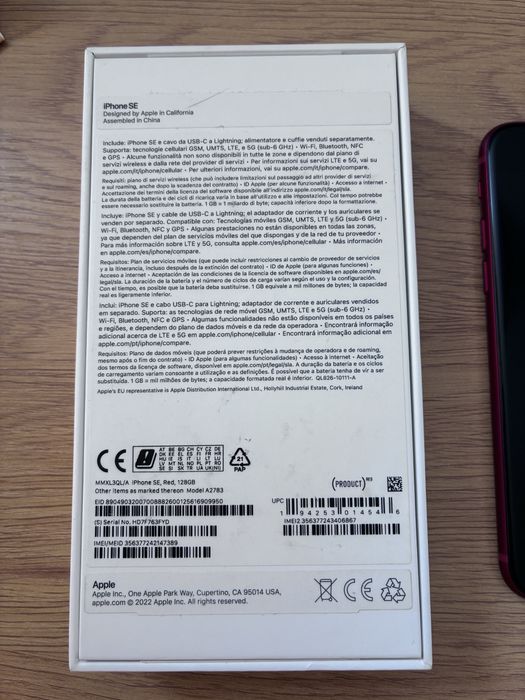 iPhone SE3 128 Гаранция 15 месеца