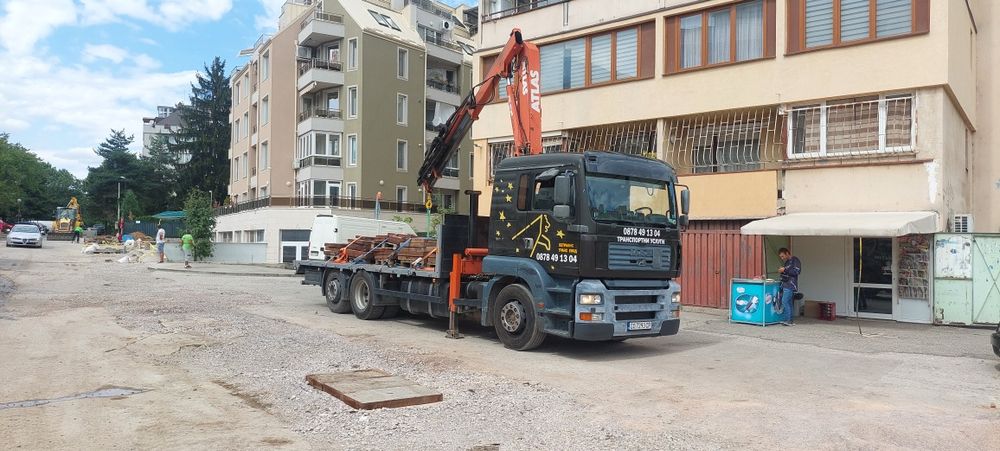 Кран,Автокран услуги,Транспорт с камион с кран с. Вакарел • OLX.bg