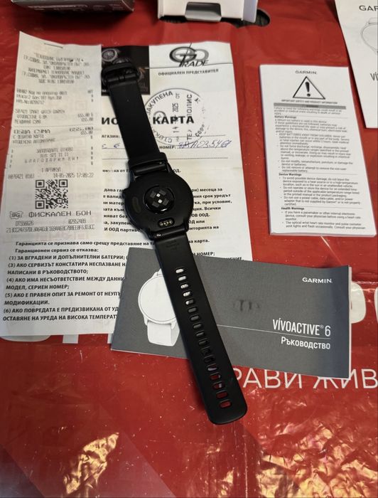 КАТО НОВ 45mm Garmin VIVO ACTIVE 6 Гаранция Technopolis Black