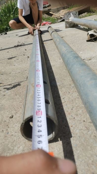 Труба оценкованный для монтажа