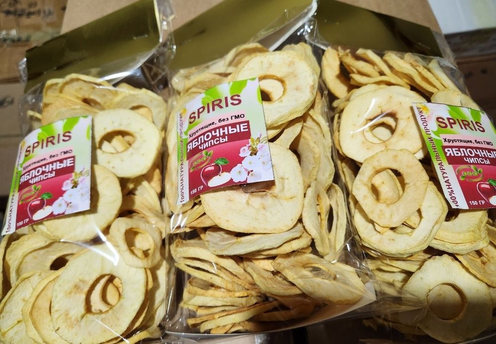 Яблочные чипсы яблоко olma chipslari quruq meva сухофрукты