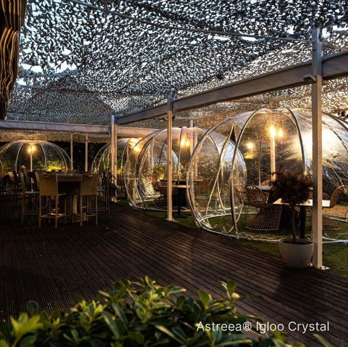 Дворна беседка тип иглу с поликарбонат за всеки сезон 10%