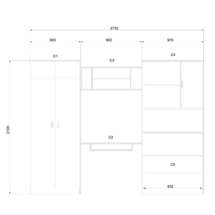 Dormitor complet tineret