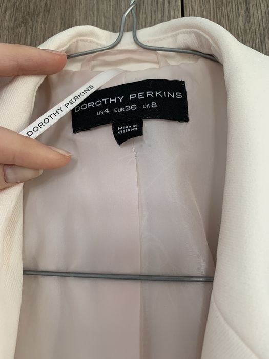 Dorothy Perkins Бяло сако/блейзър Размер S