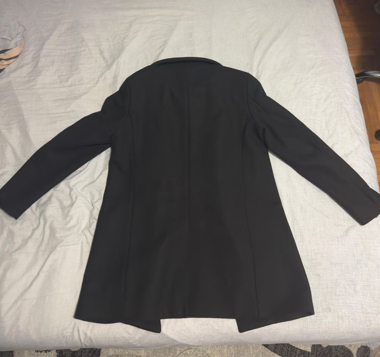 Palton negru de lana Matinique