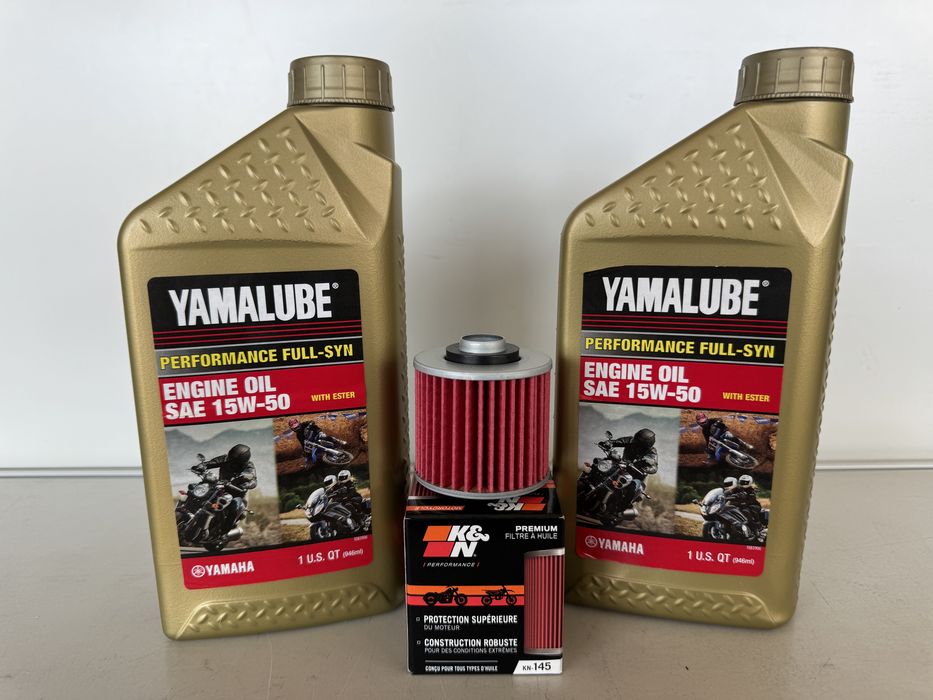 Пълна синтетика Yamalube Оригинално Масло KN филтър 2006-24 Raptor 700