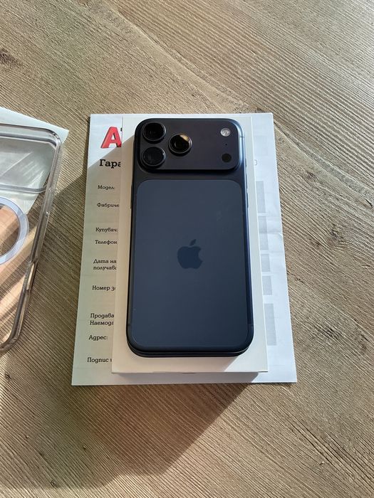 Iphone 17 pro max blue 256