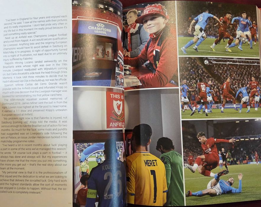 Champions 19/20. Liverpool FC Official Premier League Winners Book