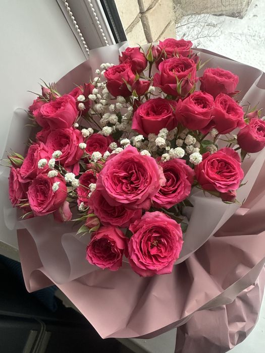 Букет роз. Свежие