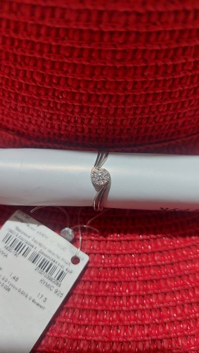 Кольцо женское позолоченное