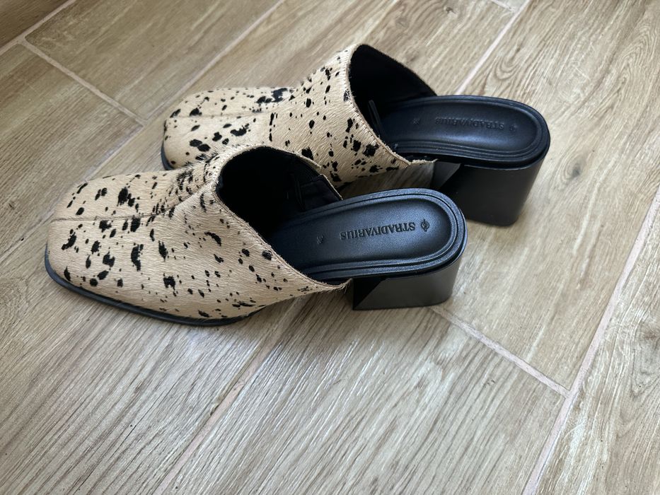 Saboți Stradivarius piele mărimea 38
