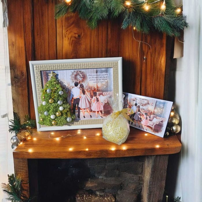 НОВО! Ръчна изработка, пана с естествен скандинавски мъх