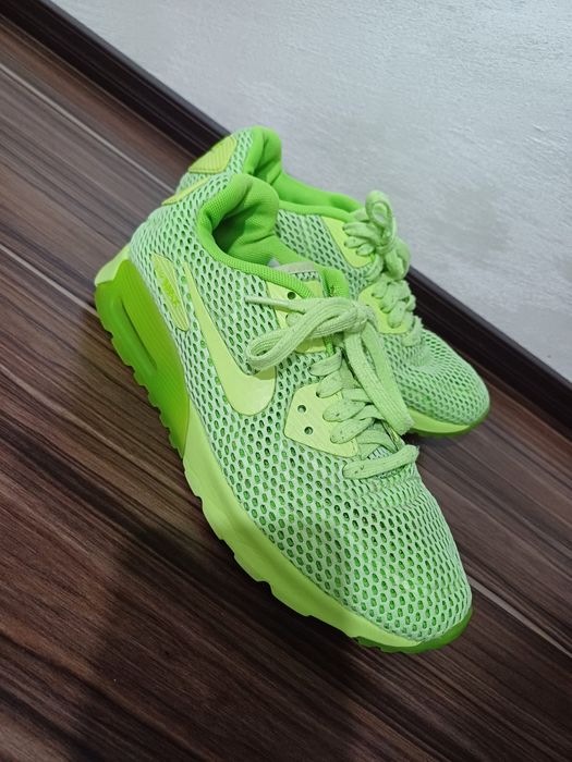 Дамски цветни маратонки Nike air max  neon