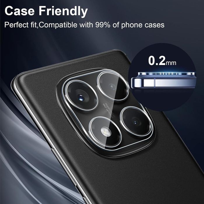 Стъклен протектор за камера за xiaomi redmi note 14 pro 5g