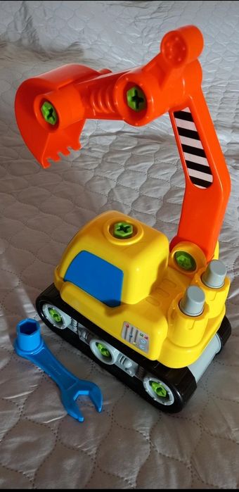 Jucărie excavator demontabil