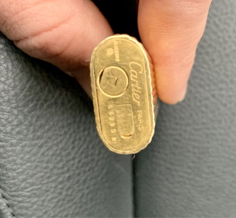 Bricheta Cartier placata aur poate pierde gaz. Pret FIX