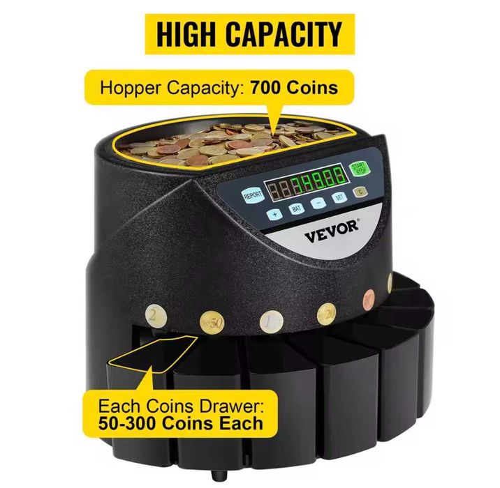 Сортировъчна машина за евро монети / 300-монети/мин