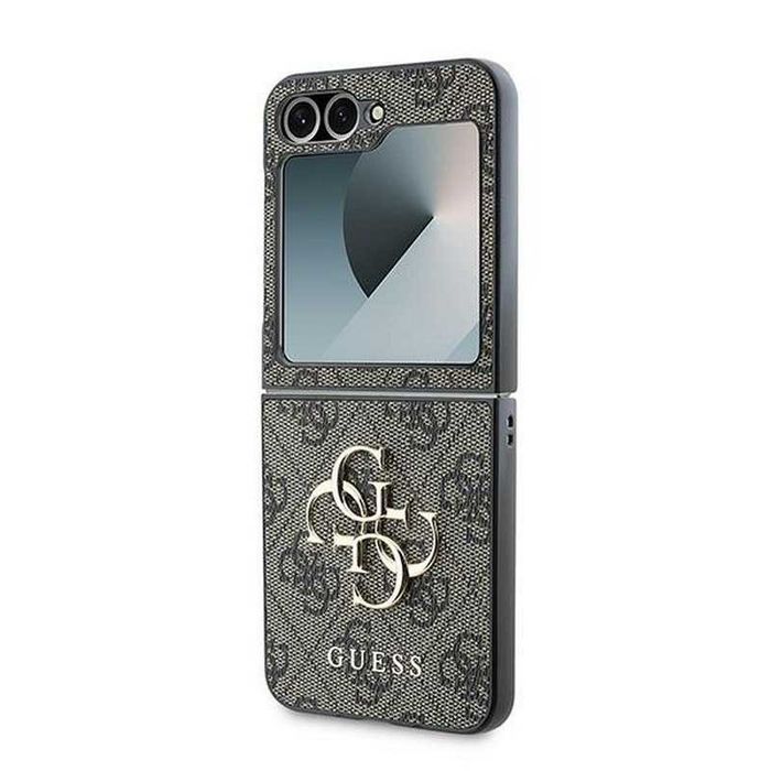 Samsung Z FLIP 6 / Z FLIP 7 FE Оригинален калъф Guess твърд гръб нов case кафяв