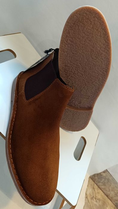 Ghete chelsea 44 plain toe Jack & Jones NOI piee naturala moale