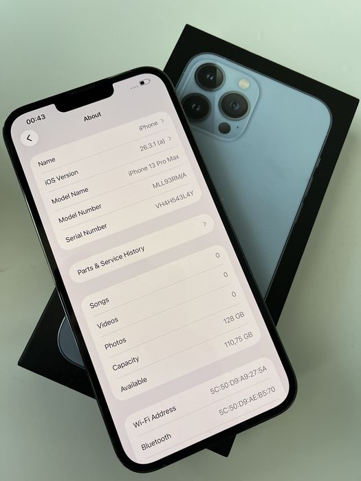 Iphone 13 Pro Max -baterie noua- 100% Neverlock