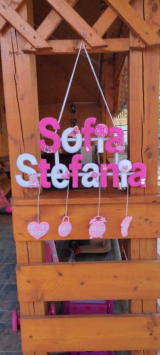 Litere colorate handmade