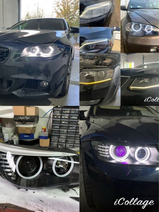 Reparatii faruri, inlocuire lupe arse,  inlocuire sticla, reparare drl