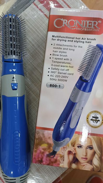 Фен щётка с насадками