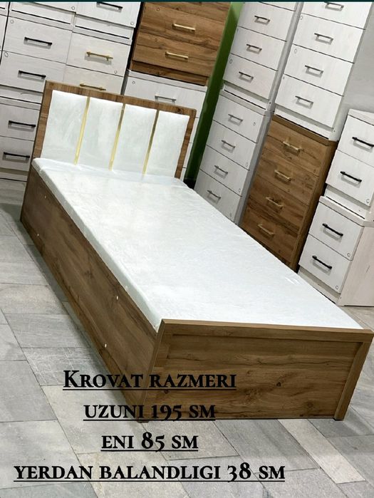 Бир Кишилик Спальный Мебель Кровать