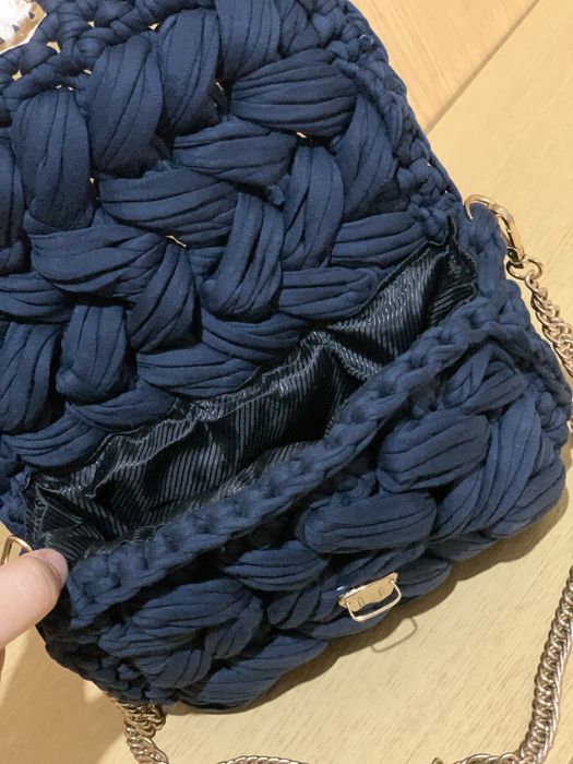 Вязаная сумочка .