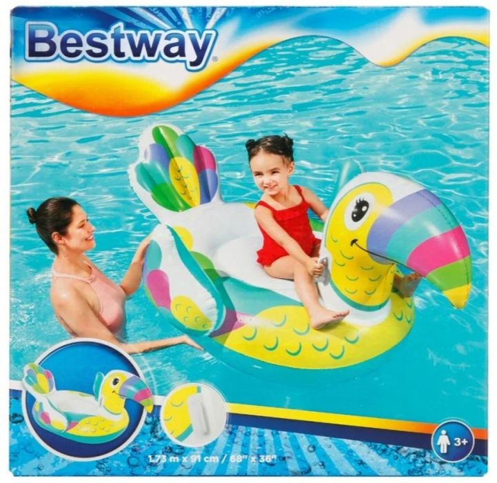 Saltea gonflabila cu manere, Bestway, Tucan, 173 x 91 cm