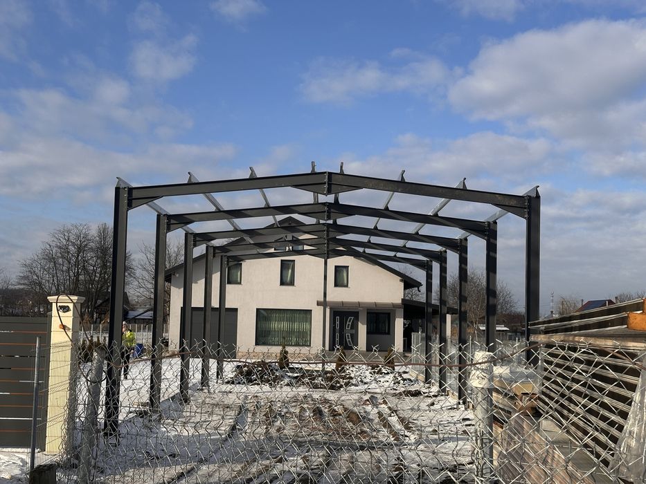 Vand hala pe structura metalica   panouri 12x20x5