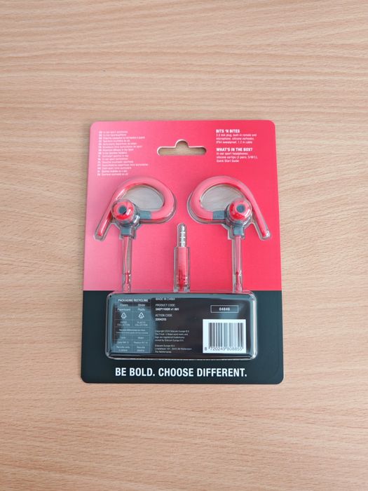 NOI, Casti pt sport in-ear Fresh 'n RebeL cu cablu, microfon, jack 3.5