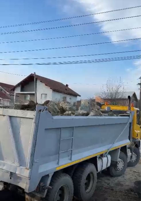 Inchiriere camion basculabil 8x4 -18m3 Nisip, Pietris,Pamant