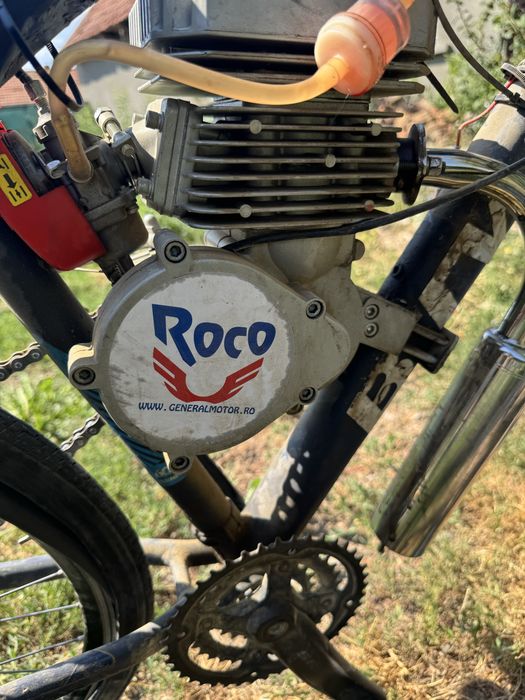 Bicicleta cu moto 100cc detali in descriere 1000lei/500