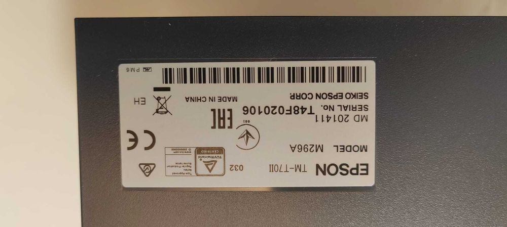 Imprimanta termica Epson TM-T70II POS, NOI cu toate accesoriile