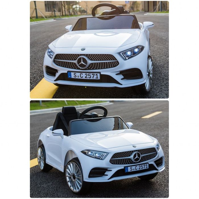 Акумулаторна кола Mercedes Benz CLS350 с кожена седалка 12V