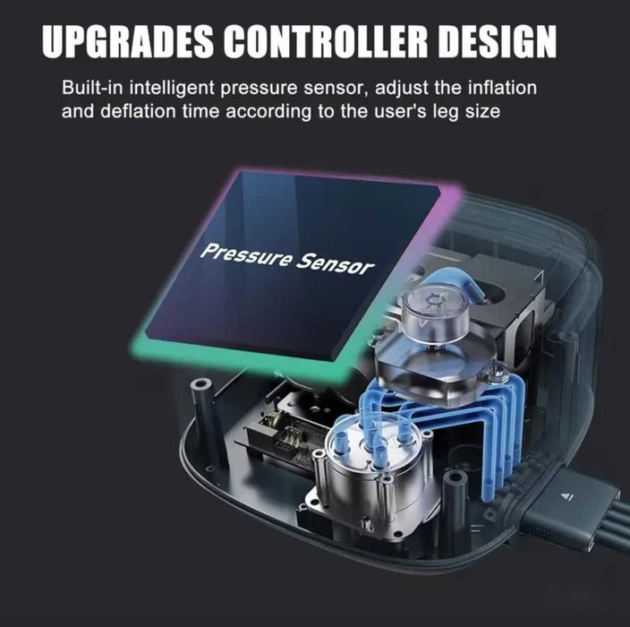 Последна бр-Надуваем масажор за крака – домашен лимфен дренаж и релакс