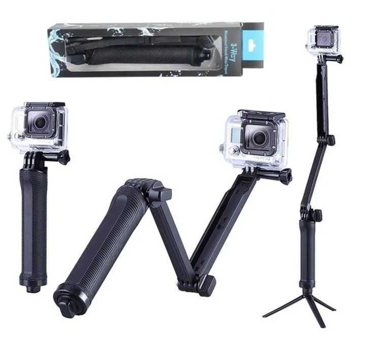 Monopod 3-WAY 3 in 1 Gopro 13 12 11 10 9 8 7 6 5 trepied grip INSTA360