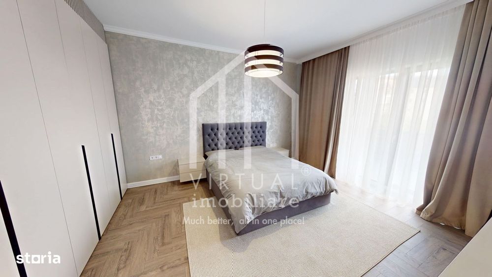 Apartamet cu 3 camere, 60mp utili + balcon (9mp), parcare, Ciresica