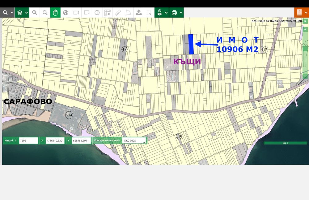 Продава се Парцел в Поморие - 10906 кв.м за 49 €/кв.м - Снимка #6